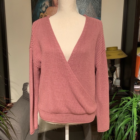 moon & madison Sweaters - Moon & Madison Dusty Rose Sweater